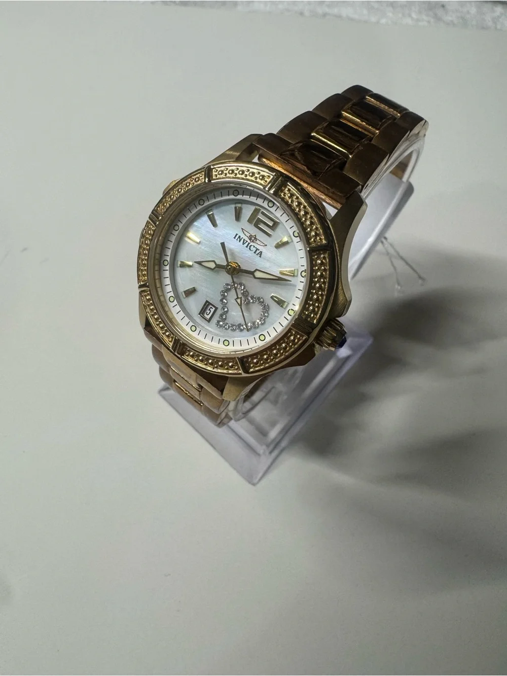 Invicta gold tone